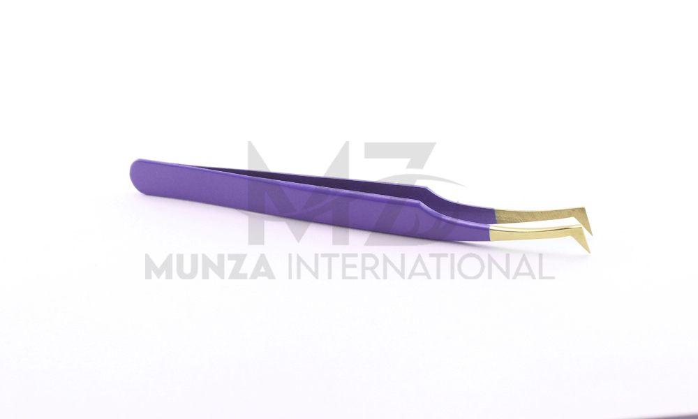 Purple Gold Tweezers